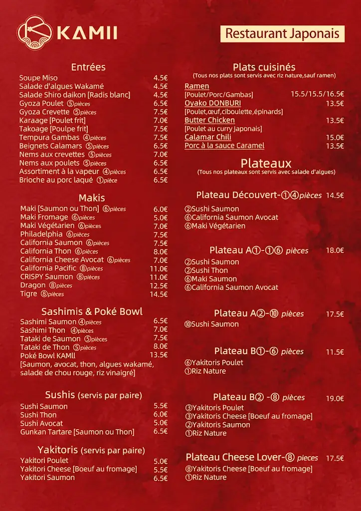 Menu_Kamii_Clapiers_image_1