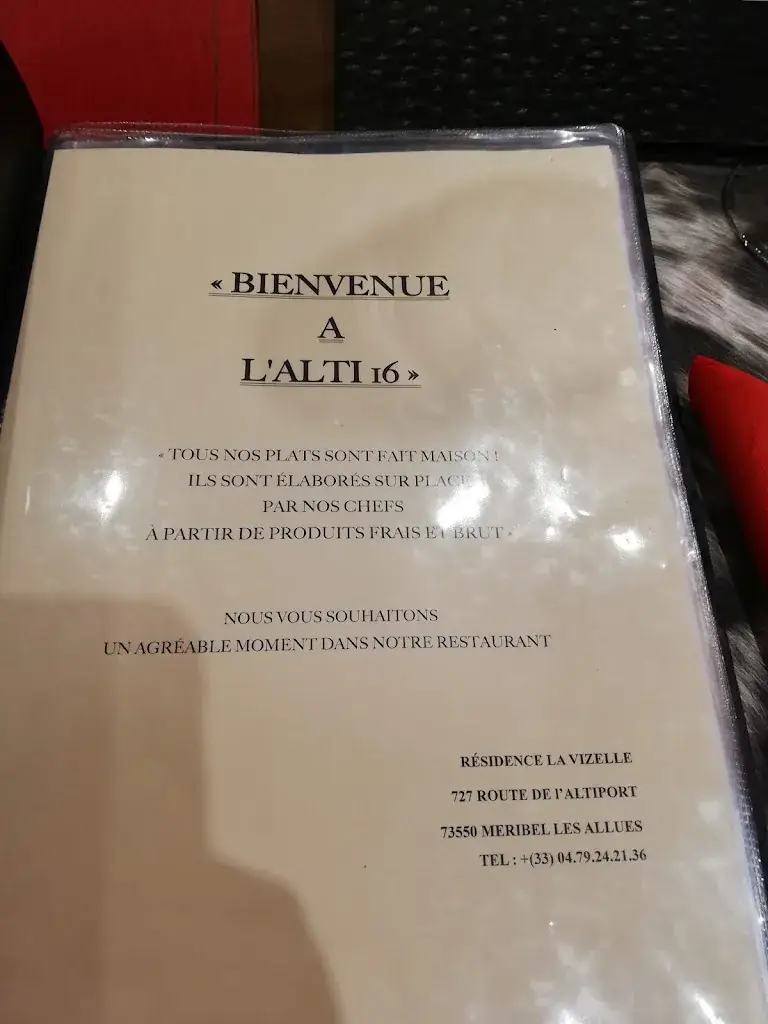 L'ALTI16 MERIBEL Restaurant in Allues