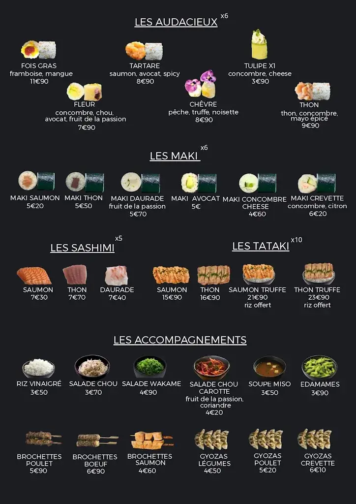 Menu_La fabrique à sushi, restaurant Sushis à Codognan_Codognan_image_4