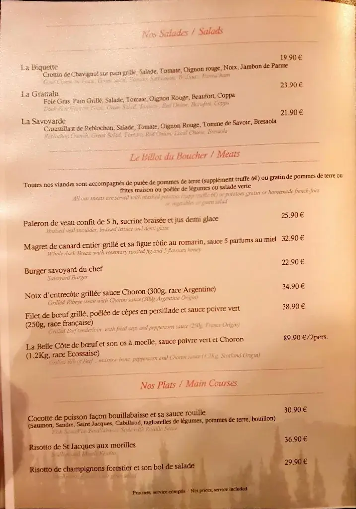 Menu_Restaurant Le Grattalu_Tignes_image_1