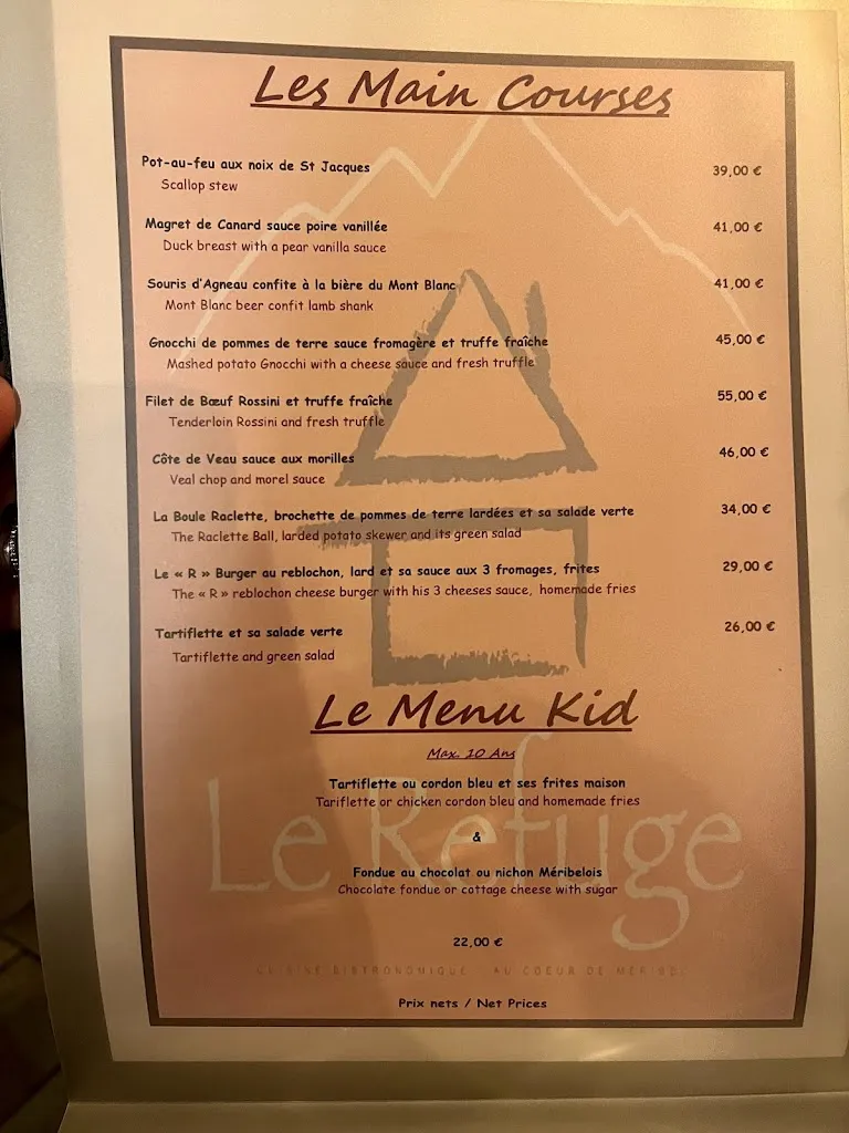 Menu_Le Refuge_Allues_image_2