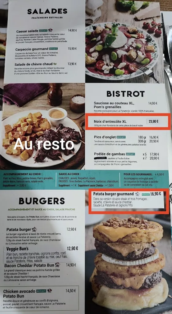 Menu_Restaurant La Pataterie Rivesaltes_Rivesaltes_image_2