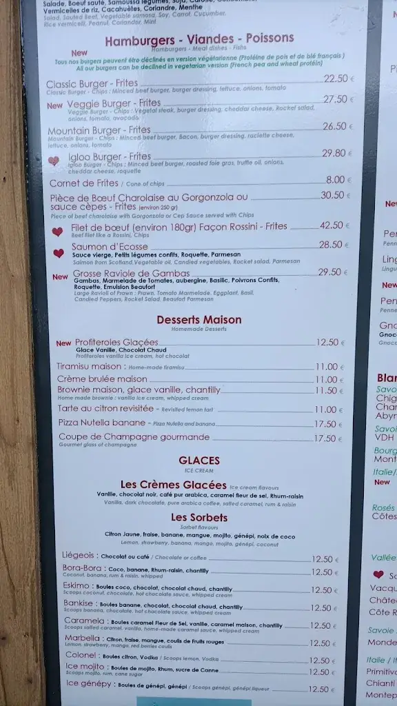 L'Igloo restaurante en Méribel