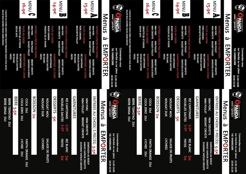 Menu_Restaurant Ô Panda | Perpignan_Rivesaltes_image_3