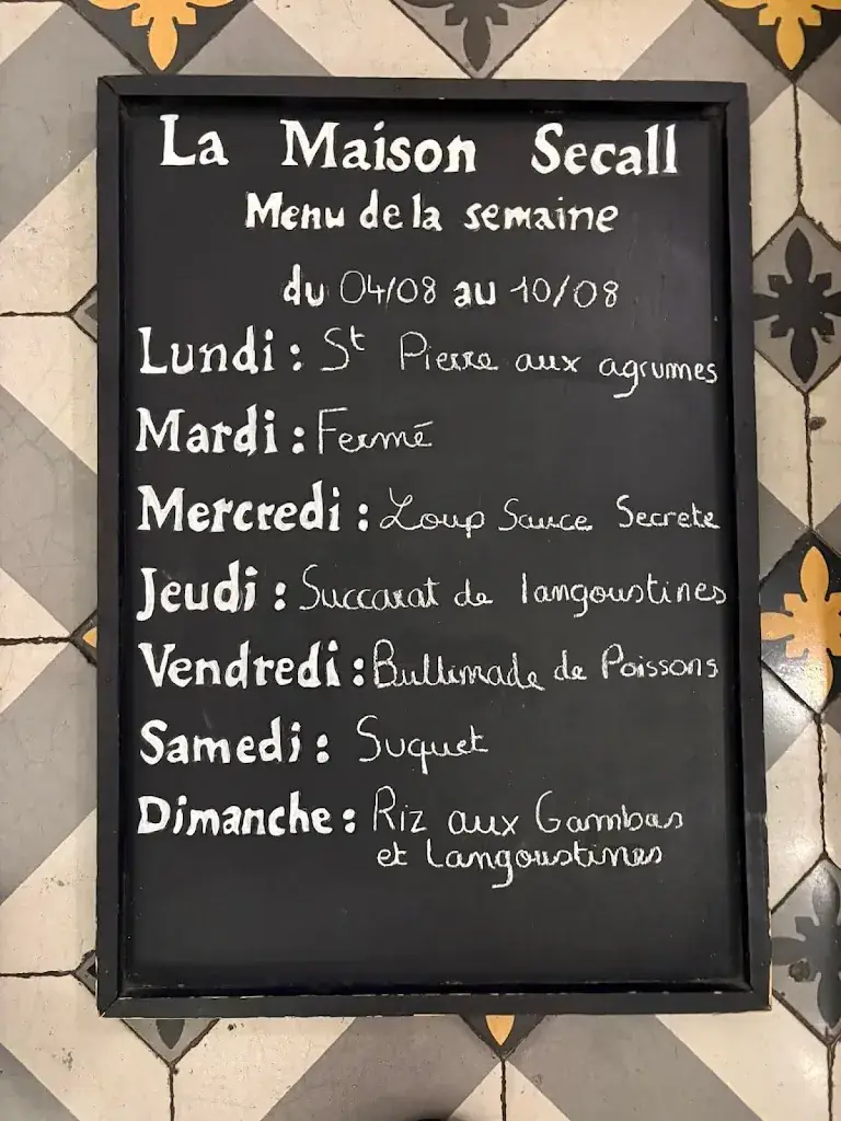 Menu_La Maison Secall_Torreilles_image_1