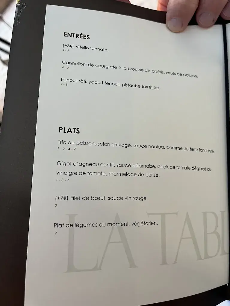 Menu_La Table D'Aimé_Rivesaltes_image_2