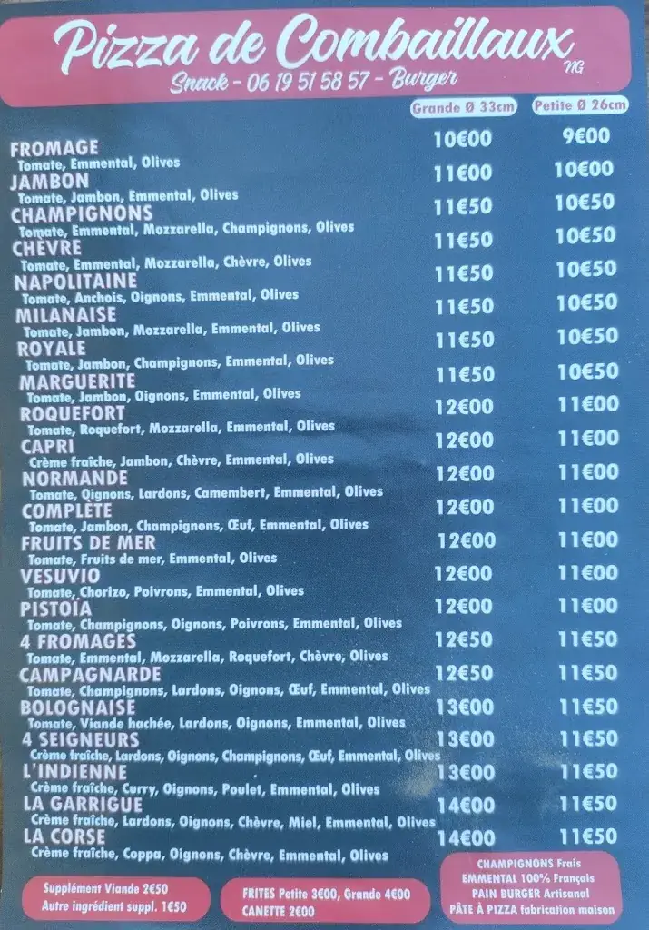 Menu_Pizza de Combaillaux_Combaillaux_immagine_1