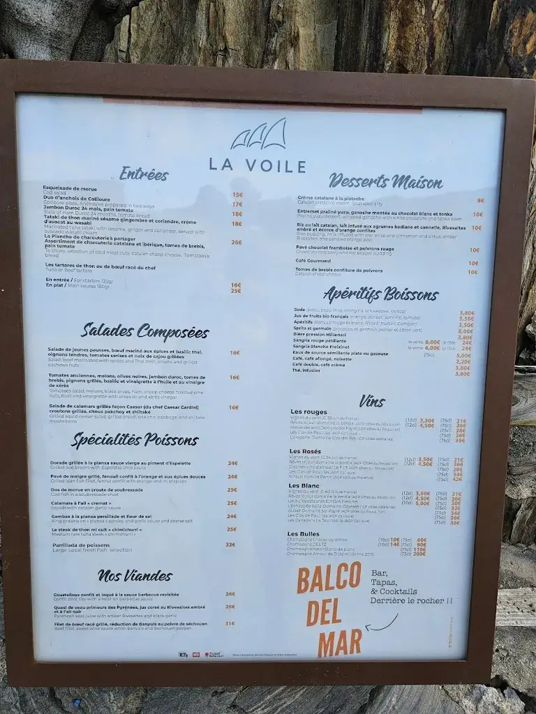 Menu_La Voile_Collioure_image_2