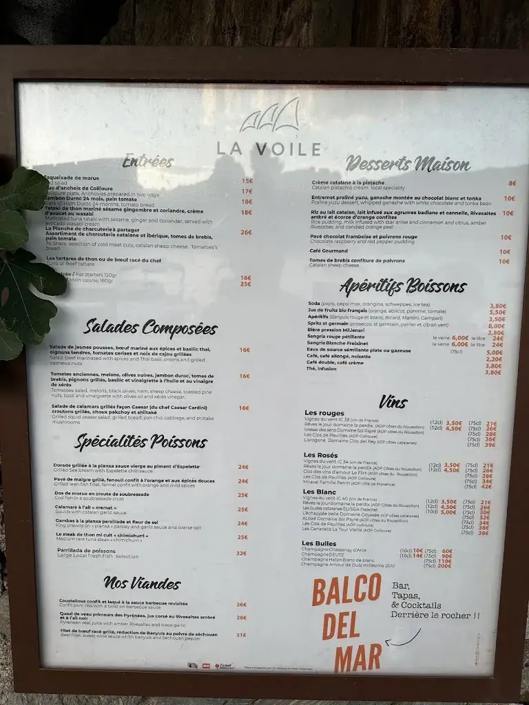 Menu_La Voile_Collioure_image_3