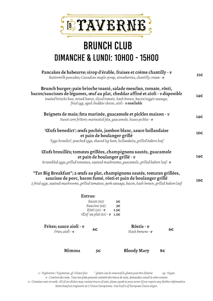Menu_La Taverne Bar & Restaurant_Allues_image_3