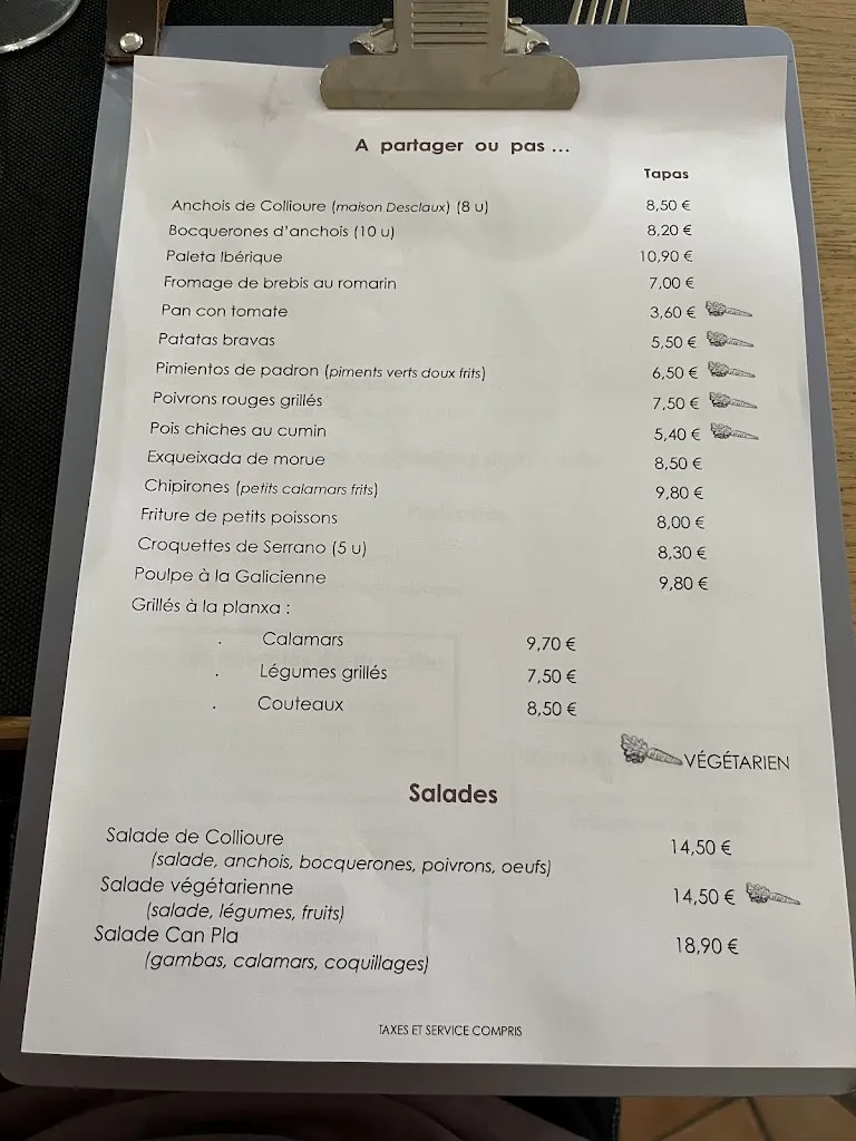 Menu_Restaurant le Can Pla_Collioure_image_3