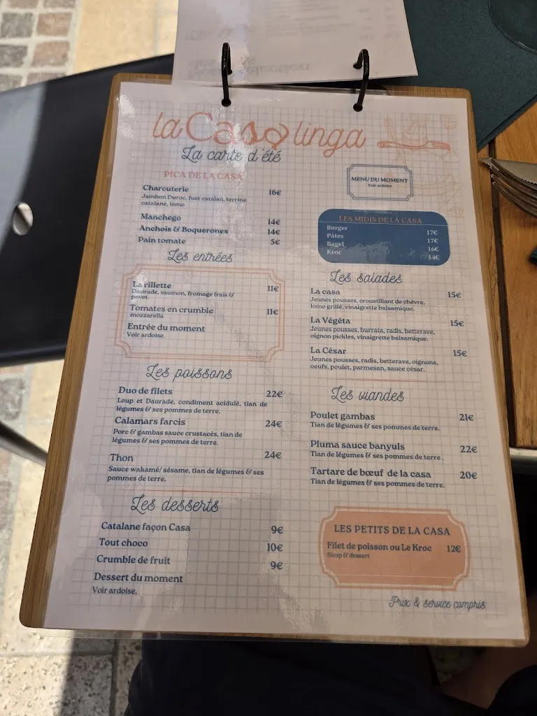 Menu_La Casa Linga_Collioure_image_3