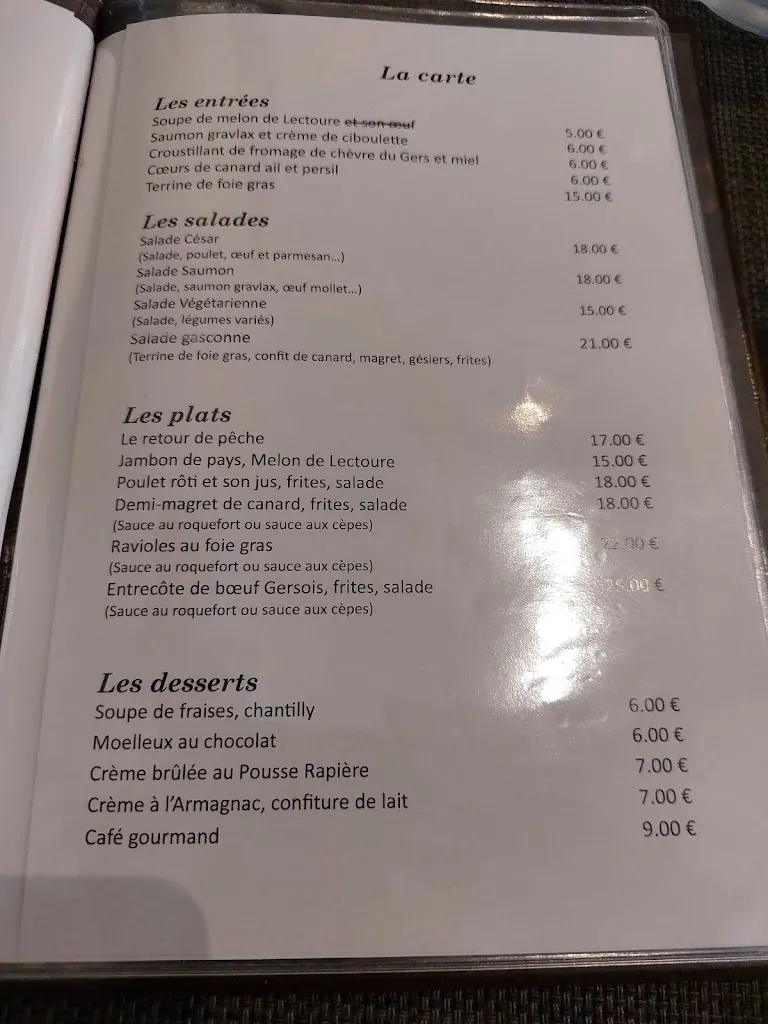 Menu_Restaurant Le Balcon Condom_Condom_image_4