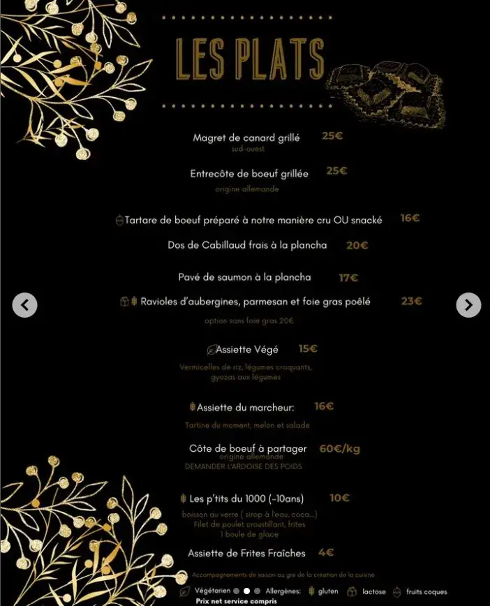 Menu_Brasserie 1000 Colonnes_Condom_image_1