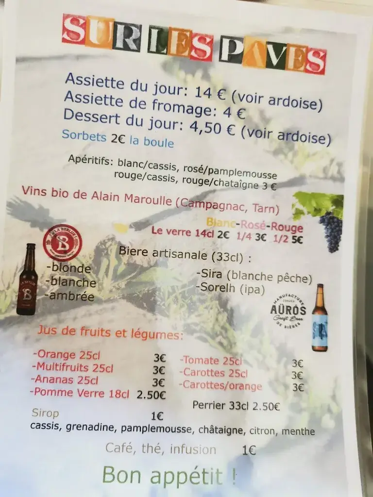 Menu_Sur les pavés_Cordes-sur-Ciel_image_1