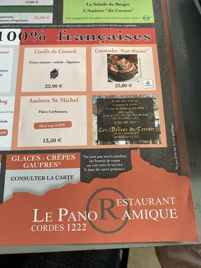 Menu_Le Panoramique_Cordes-sur-Ciel_image_1