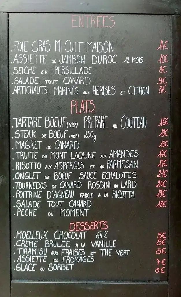 Menu_BRASSERIE LA RENAISSANCE_Rabastens_image_2