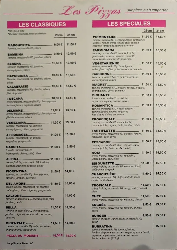 Menu_La Romantica 1971_Rabastens_image_1