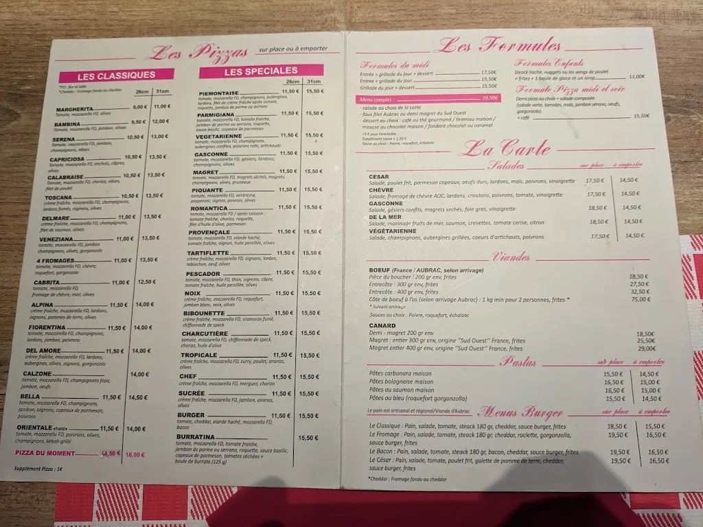 Menu_La Romantica 1971_Rabastens_image_2
