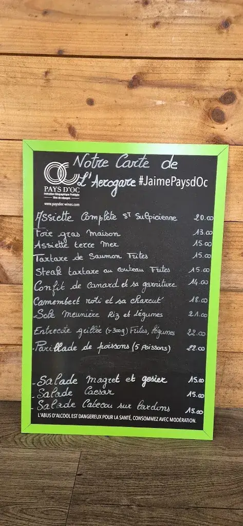 Menu_L'Aérogare_Saint-Sulpice-la-Pointe_image_1