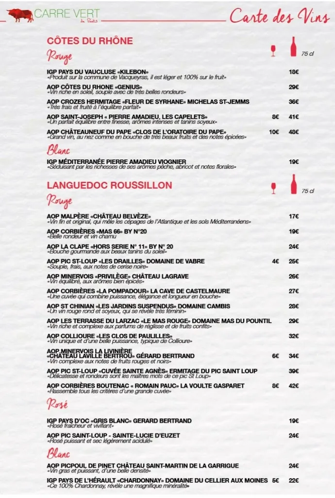 Menu_La Brasserie du Carré Vert_Colomiers_image_2