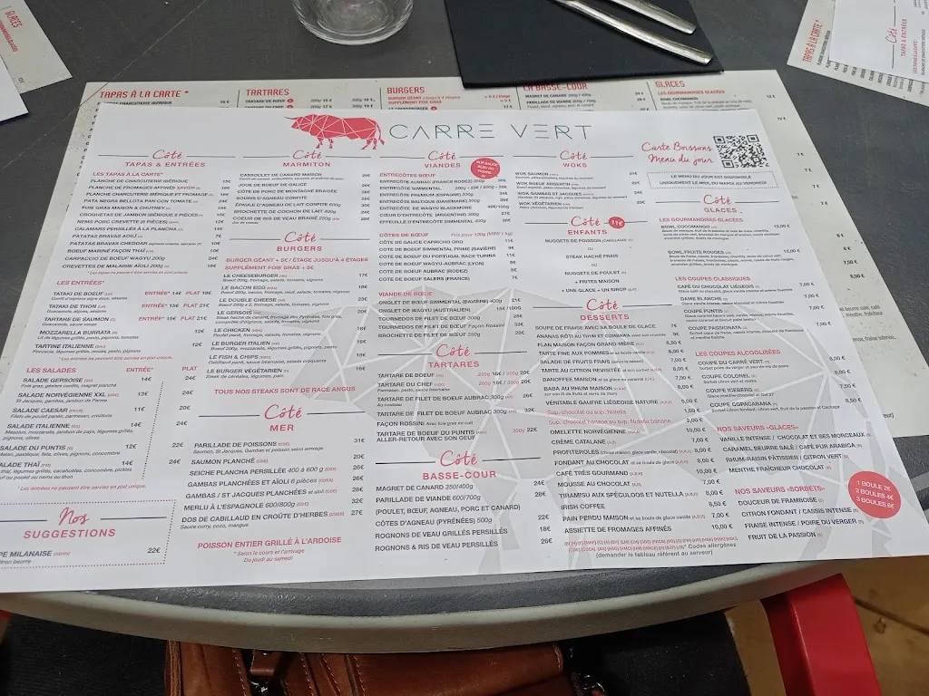 Menu_La Brasserie du Carré Vert_Colomiers_image_3
