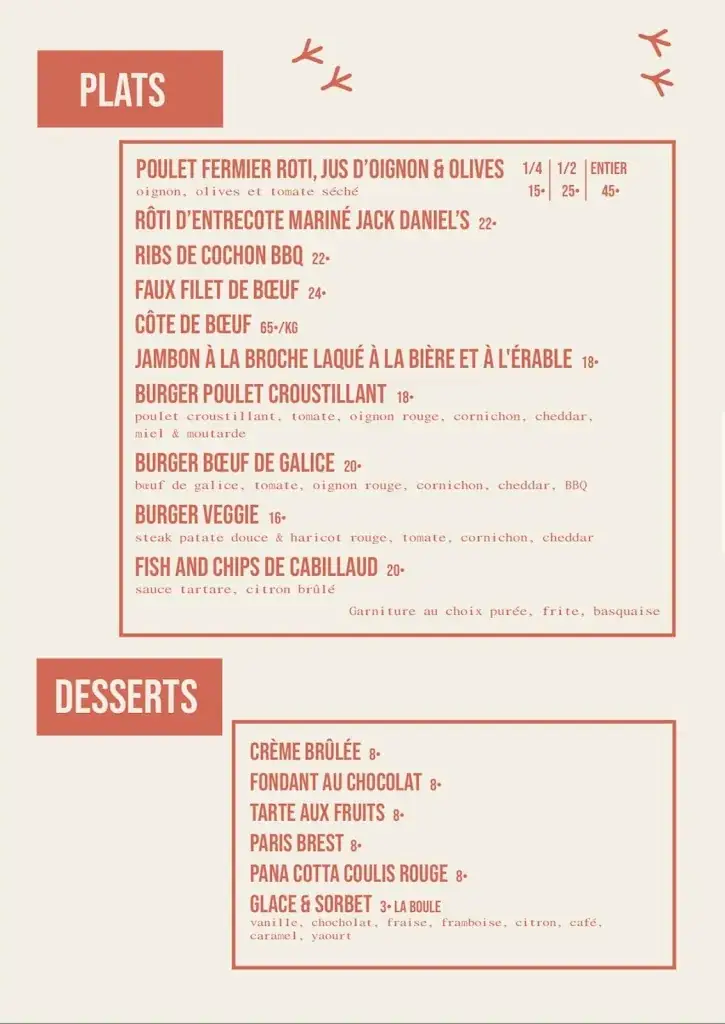 Menu_Cocorico le French Pub_Colomiers_image_2