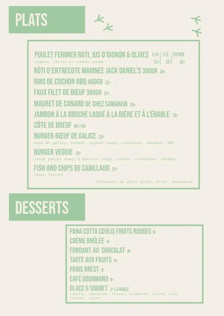 Menu_Cocorico le French Pub_Colomiers_image_3