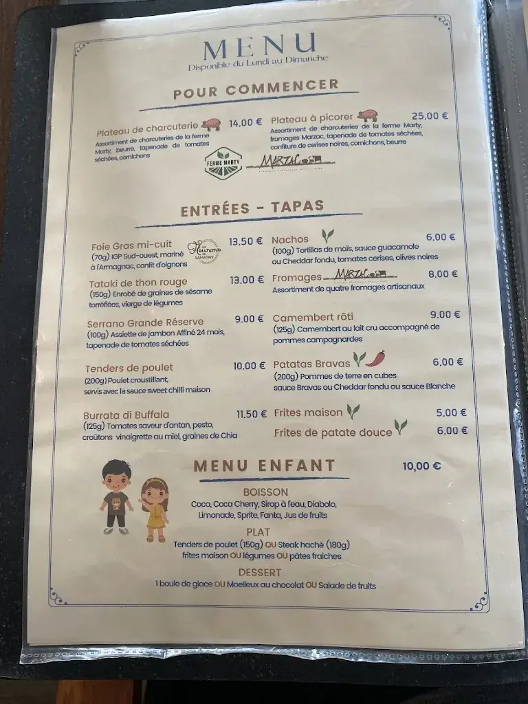 Menu_The Place to Beer_Colomiers_image_3