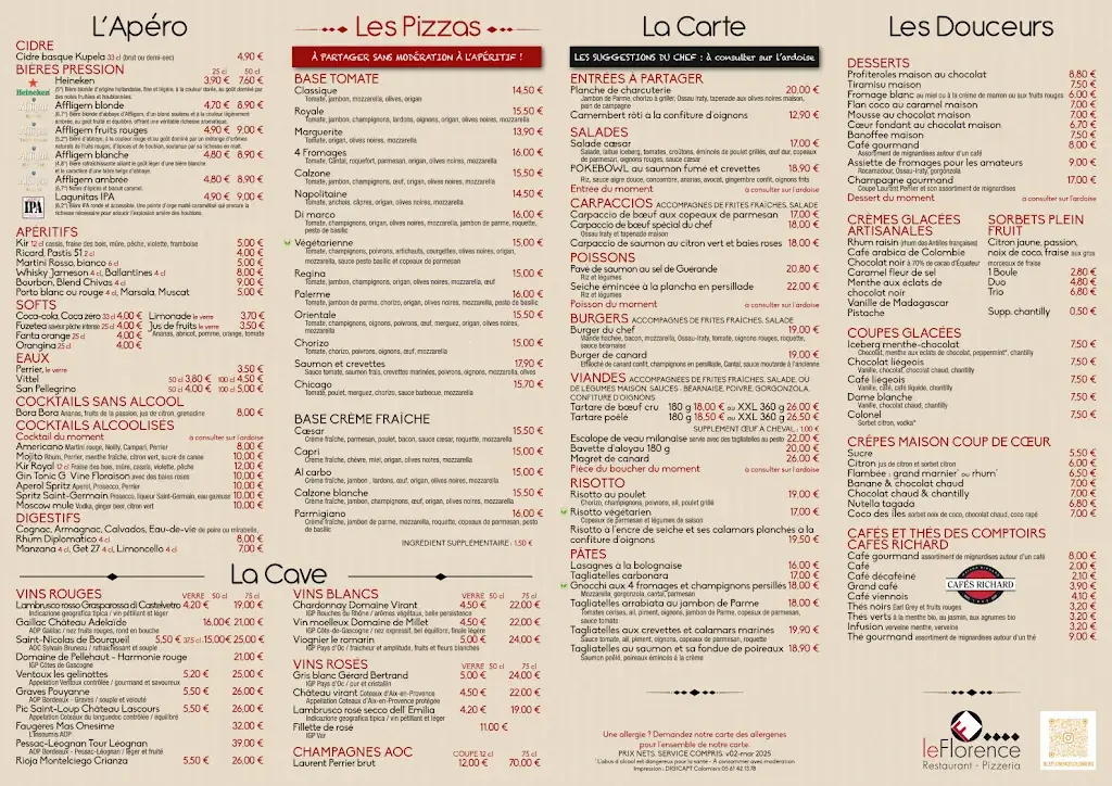 Menu_Le Florence_Colomiers_image_1