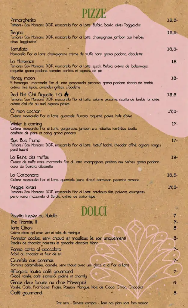 Menu_Prima Repubblica_Colomiers_image_2