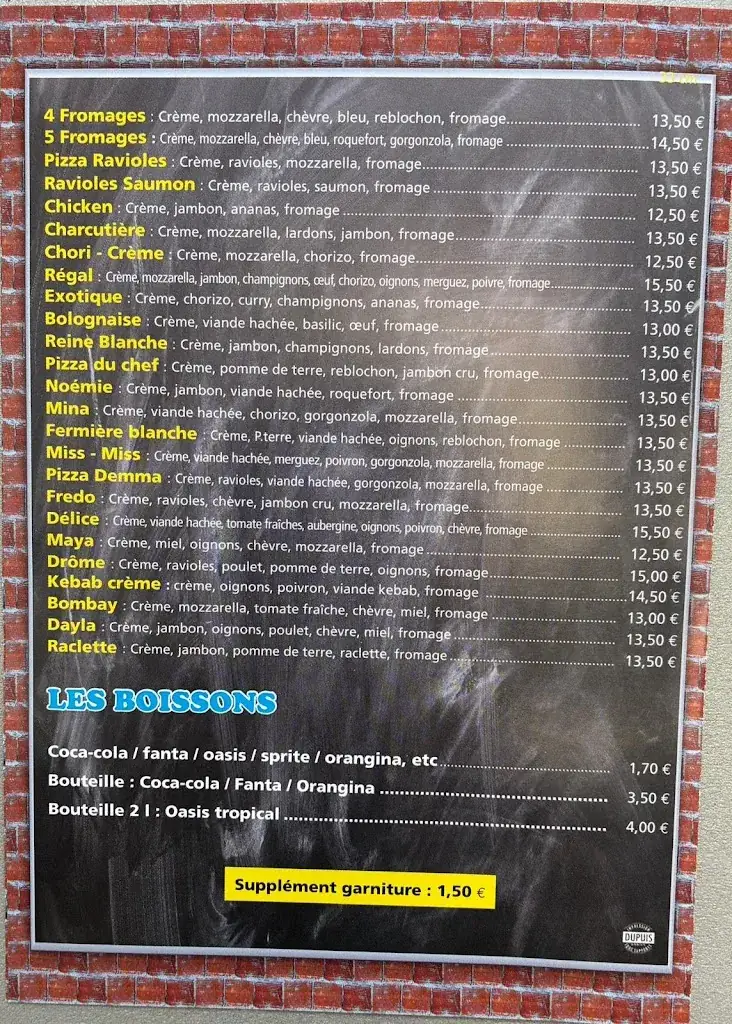 Menu_Regal _ Pizzas Loriol sur Drôme_Loriol-sur-Drôme_image_1