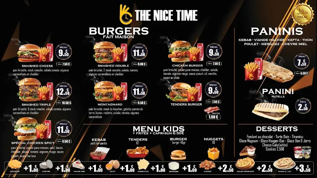 Menu_THE NICE TIME_Colomiers_immagine_2