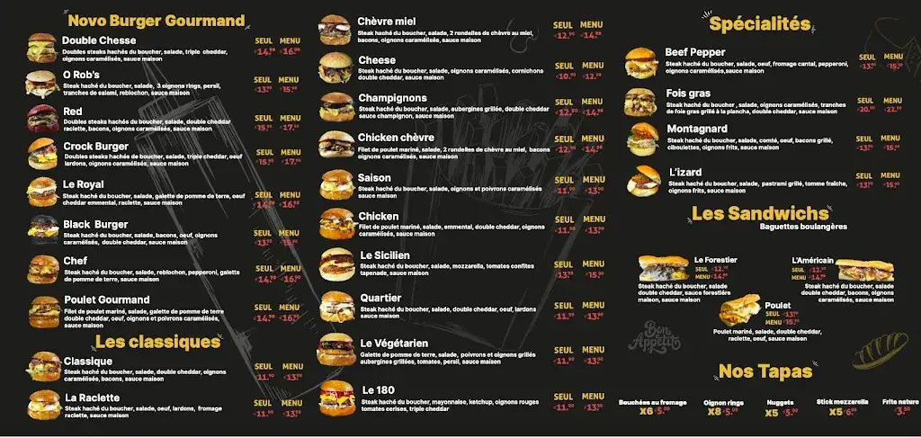 Menu_NOVO BURGER COLOMIERS_Colomiers_image_1
