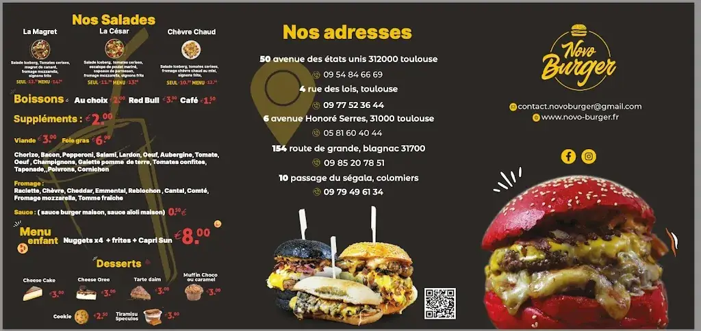 Menu_NOVO BURGER COLOMIERS_Colomiers_image_2