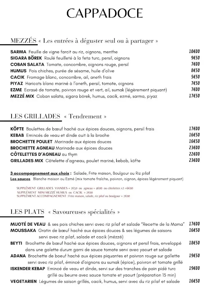 Menu_Cappadoce Grillades_Colomiers_immagine_1