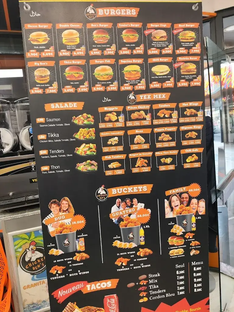 Menu_Chicken Ben's_Colomiers_image_1