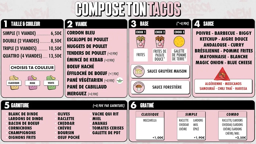 Menu_New School Tacos Toulouse - Colomiers_Colomiers_image_2