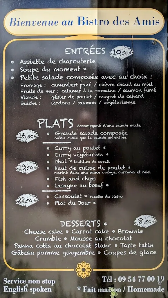 Menu_Le Bistro des Amis_Rennes-le-Château_immagine_3