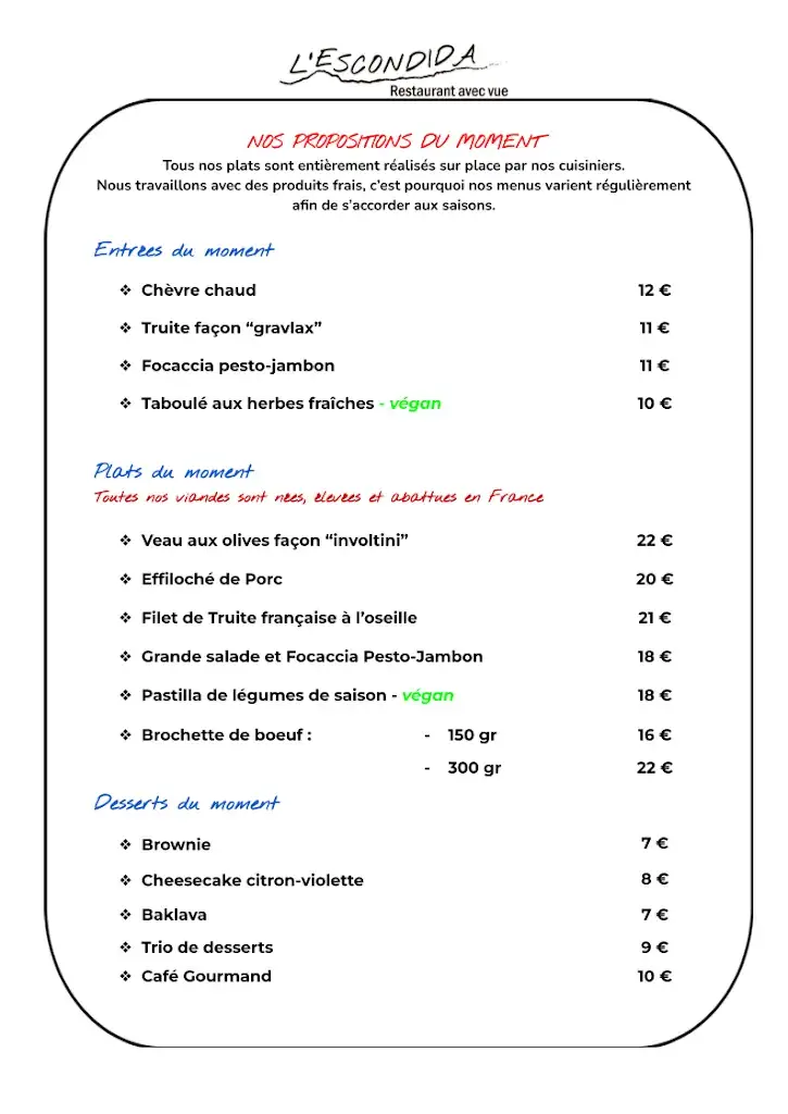 Menu_L'Escondida_Rennes-le-Château_image_1