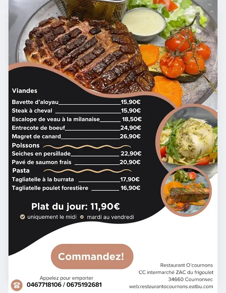Menu_O'cournons_Cournonsec_image_1