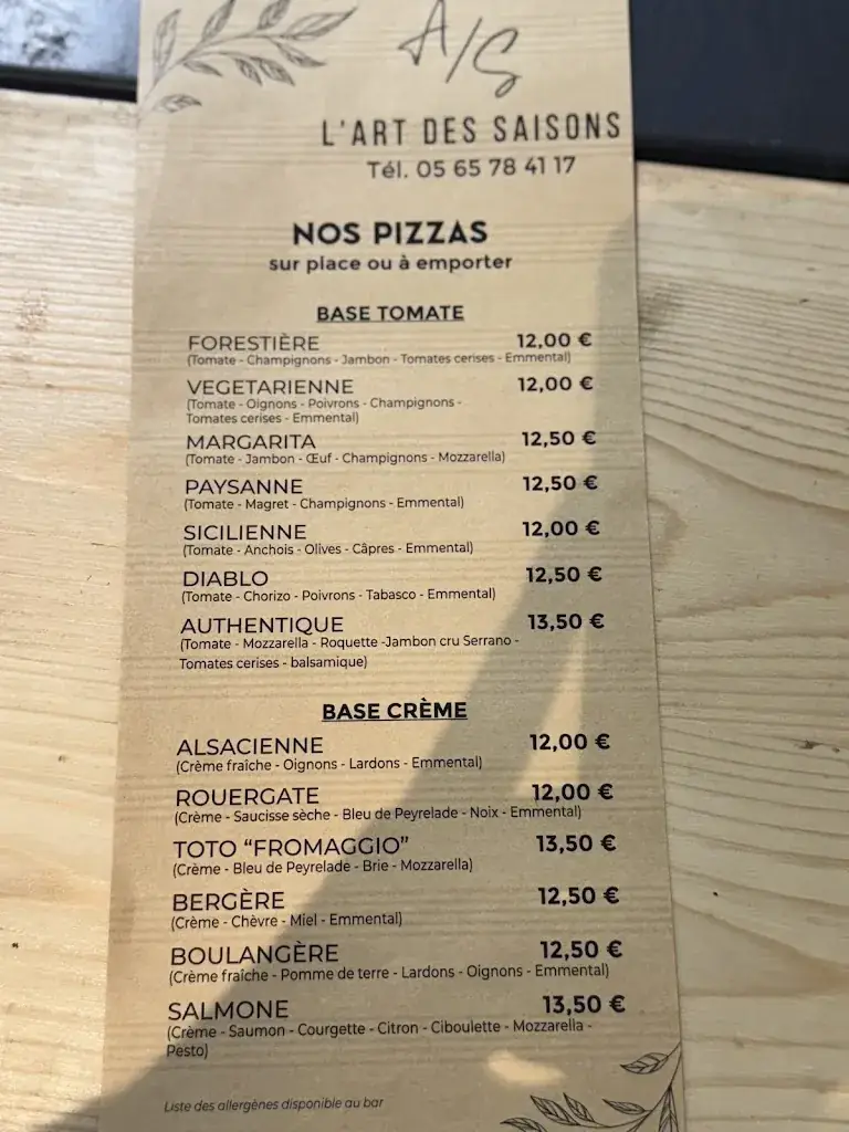 Menu_L'art des saisons_Creissels_image_1