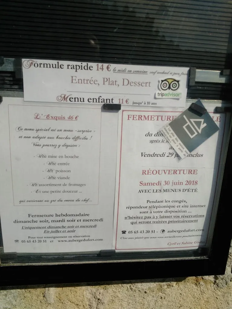 Menü_Auberge du Fort_Aubin_Bild_1