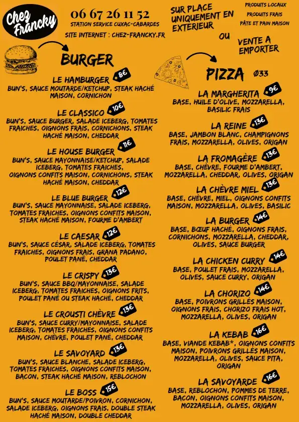 Menu_Chez Francky_Cuxac-Cabardès_image_1