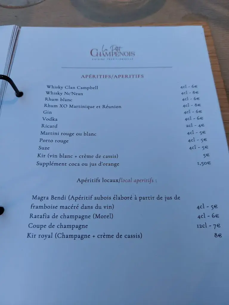 Menu_Restaurant le Petit Champenois_Lusigny-sur-Barse_image_3