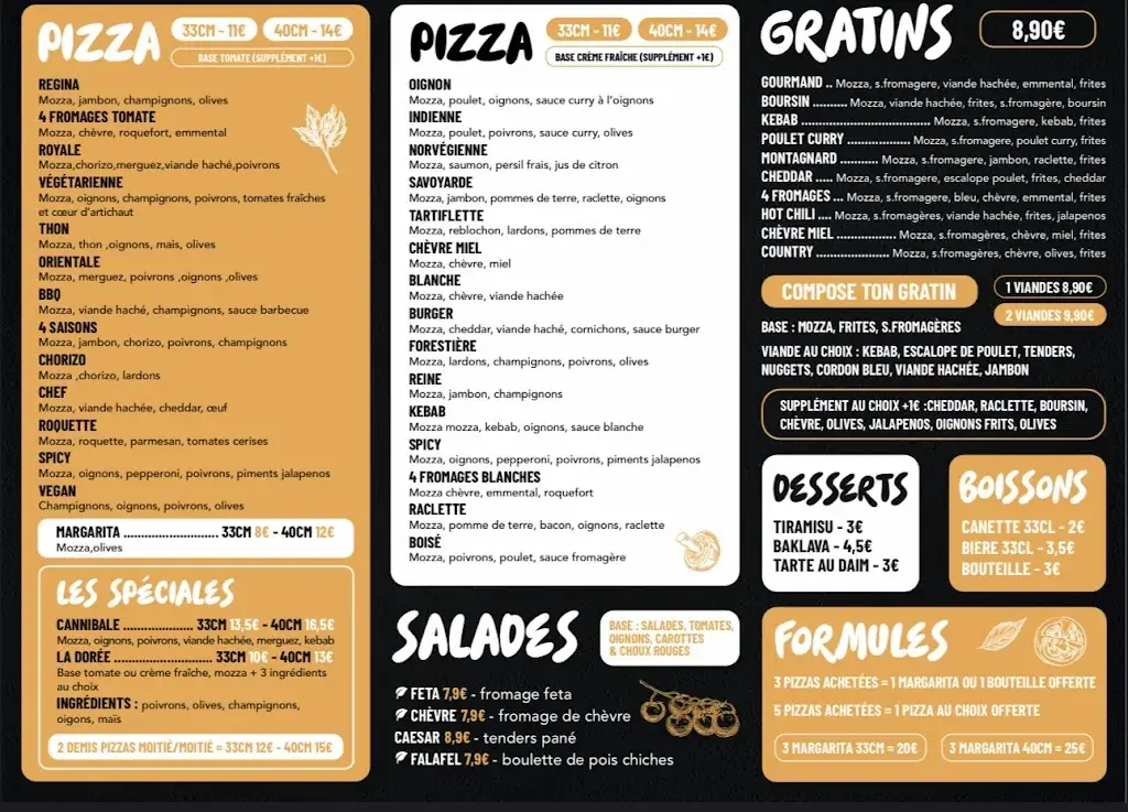 La pizza doree ristorante a Coursan