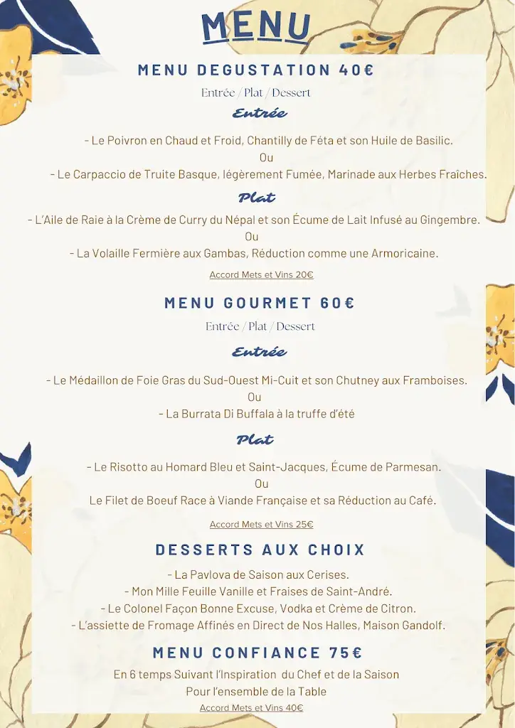 Menu_La bonne excuse Narbonne_Narbonne_image_3