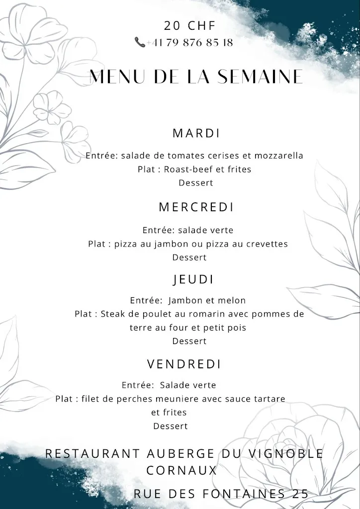 Menu_Auberge du Vignoble_Cornaux_image_4