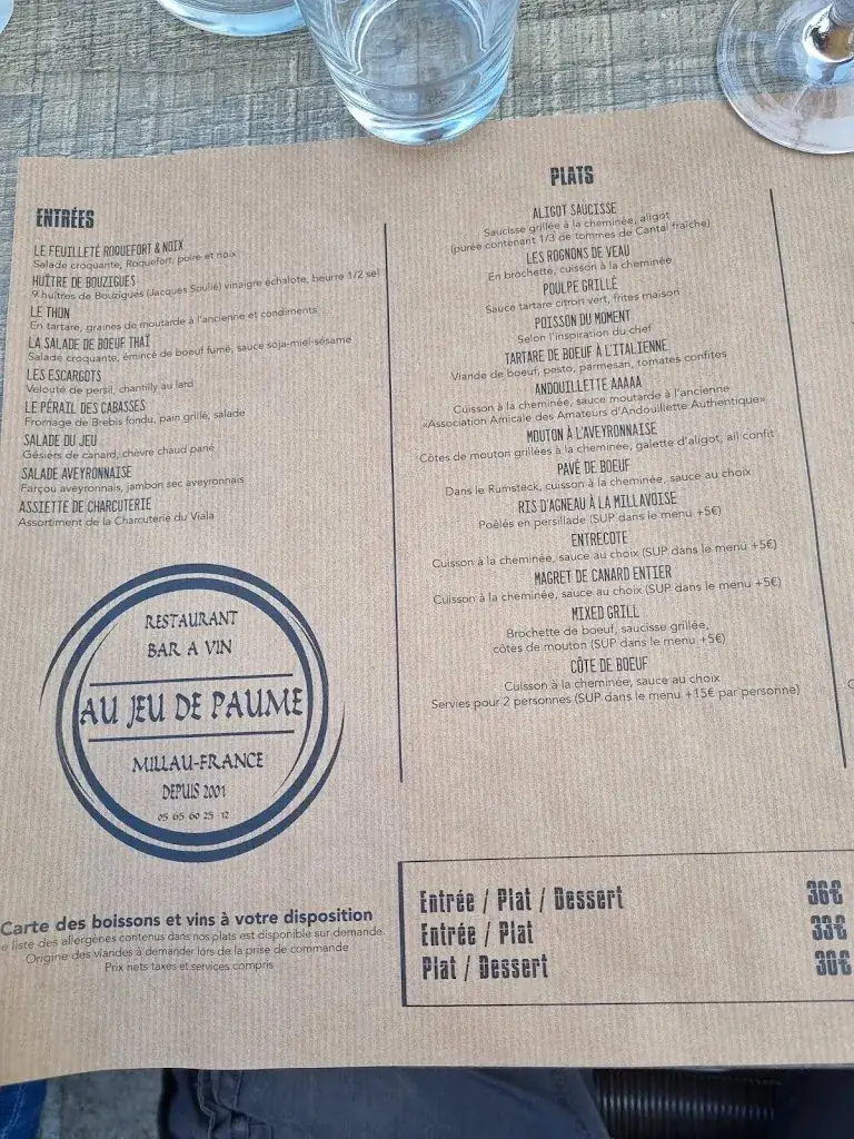 Menu_Au Jeu de Paume_Millau_image_4