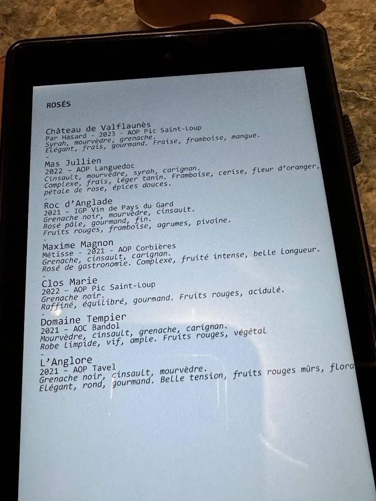 Menu_Restaurant Leclère, Cuisine d’arrivage._Montpellier_image_1